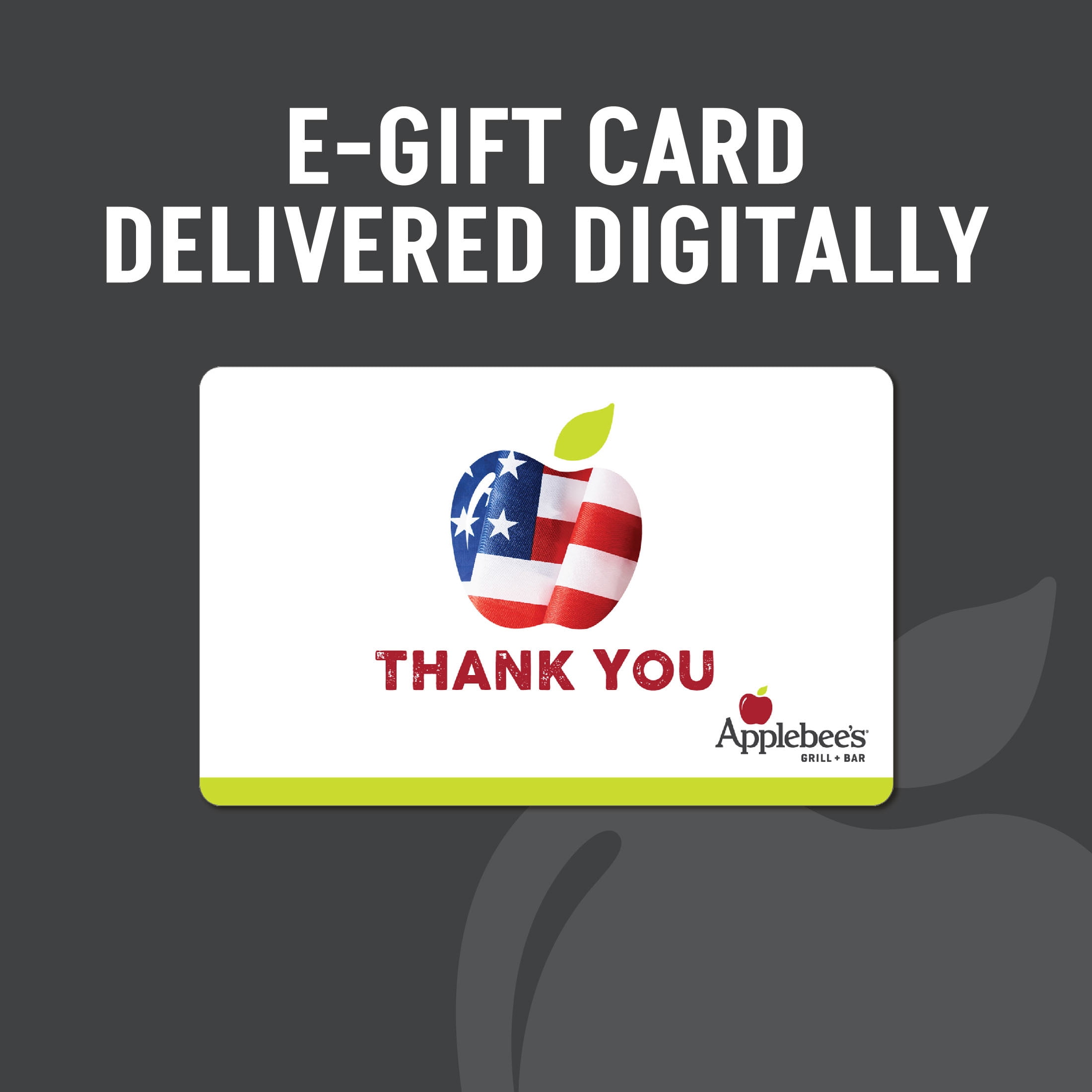 Applebee's $25 Veterans eGift Card [Email Delivery]