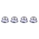 thumbnail image 1 of 4 tuercas de bloqueo de rueda de aluminio para coche RC 1/10 Axial SCX10 Crawler (plata), 1 of 6