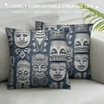 thumbnail image 3 of Nawypu  Vintage Aloha Tiki Throw Pillow Covers Decorative Pillowcase Square Cushion Cases for Home Sofa Bedroom Livingroom, 3 of 5