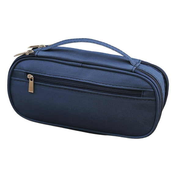 Pencil Pouch Pencil Bags Big Capacity Pencil Case With Multiple Compartments Pencil Bag With Zipper Office Supplies Organizer Small Cosmetic Bag Pen Case Travel Bag For Teen Adults