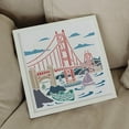 thumbnail image 5 of Golden Gate Bridge Stencil 11.8×11.8inch Large Bridge River Boat Stencil Reusable Cityscape Silhoutte Drawing Template with Paint Brush for Art Crafts Canvas Furniture Wall Wood, 5 of 9