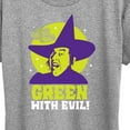 thumbnail image 3 of The Wizard Of Oz - Green With Evil - Women's Short Sleeve Graphic T-Shirt, 3 of 5