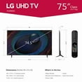 thumbnail image 2 of LG 75" Class 4K UHD 2160P webOS Smart TV with HDR UR9000 Series (75UR9000PUA), 2 of 16