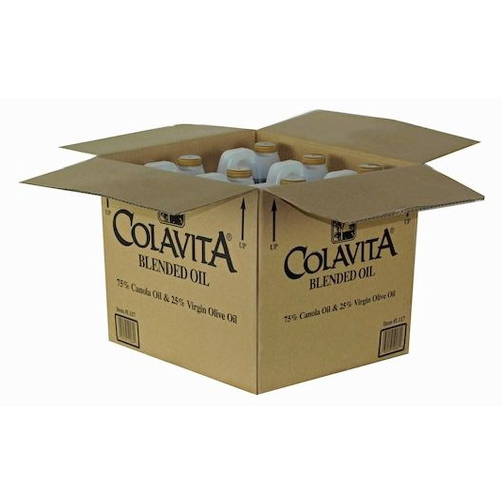Colavita Blended 75 Percent Canola and 25 Percent Virgin Olive Oil, 1 Gallon -- 6 per Case.
