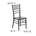 thumbnail image 2 of Chaise Chiavari de la série HERCULES en bois noir, 2 of 9
