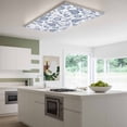 thumbnail image 3 of Boho Blue Floral Magnetic Fluorescent Light Covers for Ceiling Lights 2x4Ft,Vintage Farmhouse Paisley Plant Leaf Office Classroom Kitchen Drop Ceiling Light Covers Lighting Filters Shade Panel 4Packs, 3 of 9