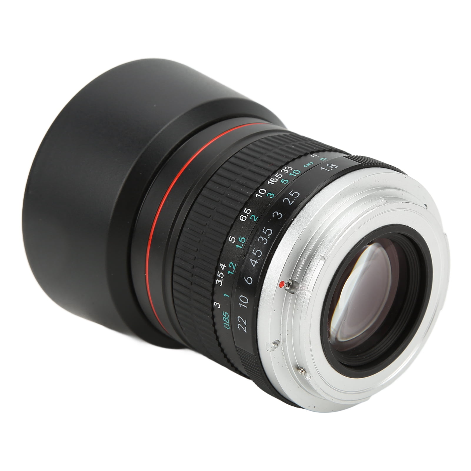 Full Frame Portrait Lens, 6 Blades Manual 85mm F1.8 Portrait Lens EF