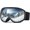 Black/Silver Lens, variant on Snowboard/Ski Goggles for Adult,Over Glasses Anti Fog UV Protection Skiing Goggles for Men Women Youth