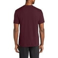 thumbnail image 2 of Plus Size Navy Grandpa Stencil Graphic Men's Fan Port & Company Performance Blend Crew Neck T-Shirt - Athletic Maroon XL, 2 of 2