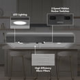 thumbnail image 2 of Broan-NuTone 30" Under Cabinet Rangehood, ENERGY STAR, 350 Max Blower CFM, Black Stainless, 2 of 5