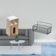 thumbnail image 2 of caja de pañuelos,Funda para caja de pañuelos de cuero sintético para dormitorio,Cesta de almacenamiento,Cesta organizadora de almacenamiento de cocina colgante de alambre,Organizador de, 2 of 8
