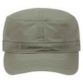 thumbnail image 2 of Military Hat-Garment Washed Superior Cotton Twill, Olive Green, 2 of 3