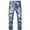 Type A, variant on Usaibhir 5-13T Boys and Teen Zipper Skinny Fit Ripped Jeans Pants Kids Outdoor Destroyed Distressed Stretch Washed Denim Jeans Pants