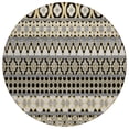 thumbnail image 2 of Addison Rugs Chantille Indoor/Outdoor Transitional Bohemian Charcoal Washable Round Rug, 8' x 8', 2 of 6