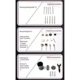 thumbnail image 4 of 276PCS Electric Grinder Accessories Woodworking Root Jewelry Jade Cutting Grinding Polishing Engraving Machine Portable, 4 of 5
