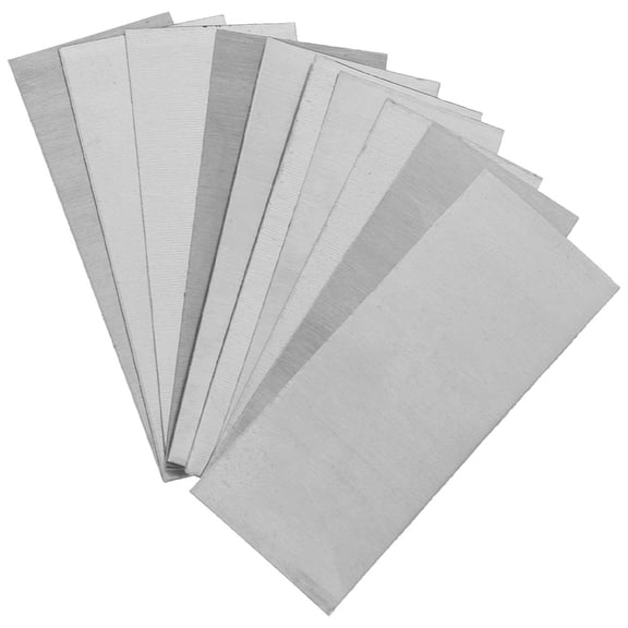 HOMEMAXS 12 pcs  Zinc Anode Plates Electroplating and Galvanizing Experiments Zinc Copper Electrode Sheets for Fruit Battery Making Conductive Electrode Sheets