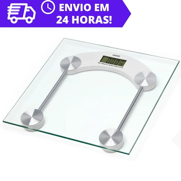 Báscula Corporal Digital REFORZADA Cuadrada 180kg Vidrio Templado Deng Xun unisex