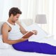 thumbnail image 5 of Fotbe Darkblue Pantalones de Pijama para Hombre, Pantalones de Dormir, Pantalones de Casa con Cintura Ajustable y Bolsillos-Medium, 5 of 6
