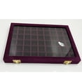 thumbnail image 3 of Naiovety Lints Organizador de joyas 54 Rejillas Caja de almacenamiento de joyas Bandeja Pendientes Collar Anillos Titular Estuche multifunción Almacenamiento y organización del hogar Gris, 3 of 6
