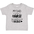 thumbnail image 3 of Inktastic My Dad is a Nurse and a Hero Boys or Girls Baby T-Shirt, 3 of 5