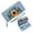 Blue, variant on Fashion Women ID Credit Card Holder RFID Blocking Wallet for Women Leopard Print Sunflower Bold Patterns Suitable for Everyday Use Perfect for Parties, Work & Casual Use,