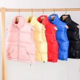 thumbnail image 4 of Generic Children Lightweight&nbsp;Tops Toddler Baby Girls Winter Down Cotton Hedgehog Vest with Front Buckle Cartoon Warm Outwear Coat, 4 of 4