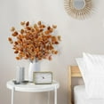 thumbnail image 6 of Fall Eucalyptus Leaves Artificial Eucalyptus Stems Long Silver Dollar Leaves Autumn Leaf Branches Fake Silk Eucalyptus for Indoor Home Autumn Thanksgiving Decor (Mixed Fall Color), 6 of 6