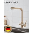 thumbnail image 2 of Vintage Loft/Provence Style 360° Swivel Kitchen Faucet with 3-Way System - Matte Rust Finish, High-Quality Brass Body (GOST R 52718-2018 Certified), 35mm Ceramic Valve Core, 5-Year Warranty, 3x55cm, 2 of 6