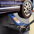 thumbnail image 1 of EDTara Heavy Duty Steel Racing Floor Jack, 3 Ton Low Profile Hydraulic Jack With Dual Piston Quick Lift, 3"–19.5" Lift, Blue, 1 of 7