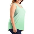 thumbnail image 3 of HADST Tank Top for Women Plus Size Crew Neck Lightweight Dressy Gradient Color Summer Sleeveless Casual Camisole L-5XL, 3 of 6