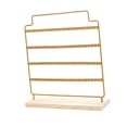 thumbnail image 1 of Organizador de pendientes de metal, práctico soporte para pendientes colgantes para dormitorio, tienda minorista Amarillo dorado, 1 of 8