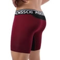 thumbnail image 4 of USNSM Men's Compression Shorts Pants Tights Baselayer Sports Running Athletic Active Underwear Soft Comfortable Breathable Briefs Wine XXXXL, 4 of 9