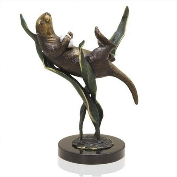 SPI Brass Suppertime! Otter Statue