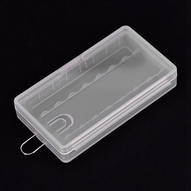 Caja de almacenamiento de baterías, 5 piezas, soporte de baterías de PP duro portátil, estuche de baterías de PP duro, instalación sin esfuerzo