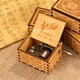 thumbnail image 1 of Caja de música de madera con manivela, temática de serie de TV, película, regalo de cumpleaños (1), 1 of 7
