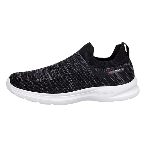 Knit Walking Shoes for Men S𝗅ip On Laceless Sport Shoes Lightweight Non-S𝗅ip L𝗈afers Shoes Wide Width Cushion Sneakers Breathable Casual Athlet𝗂c Shoes