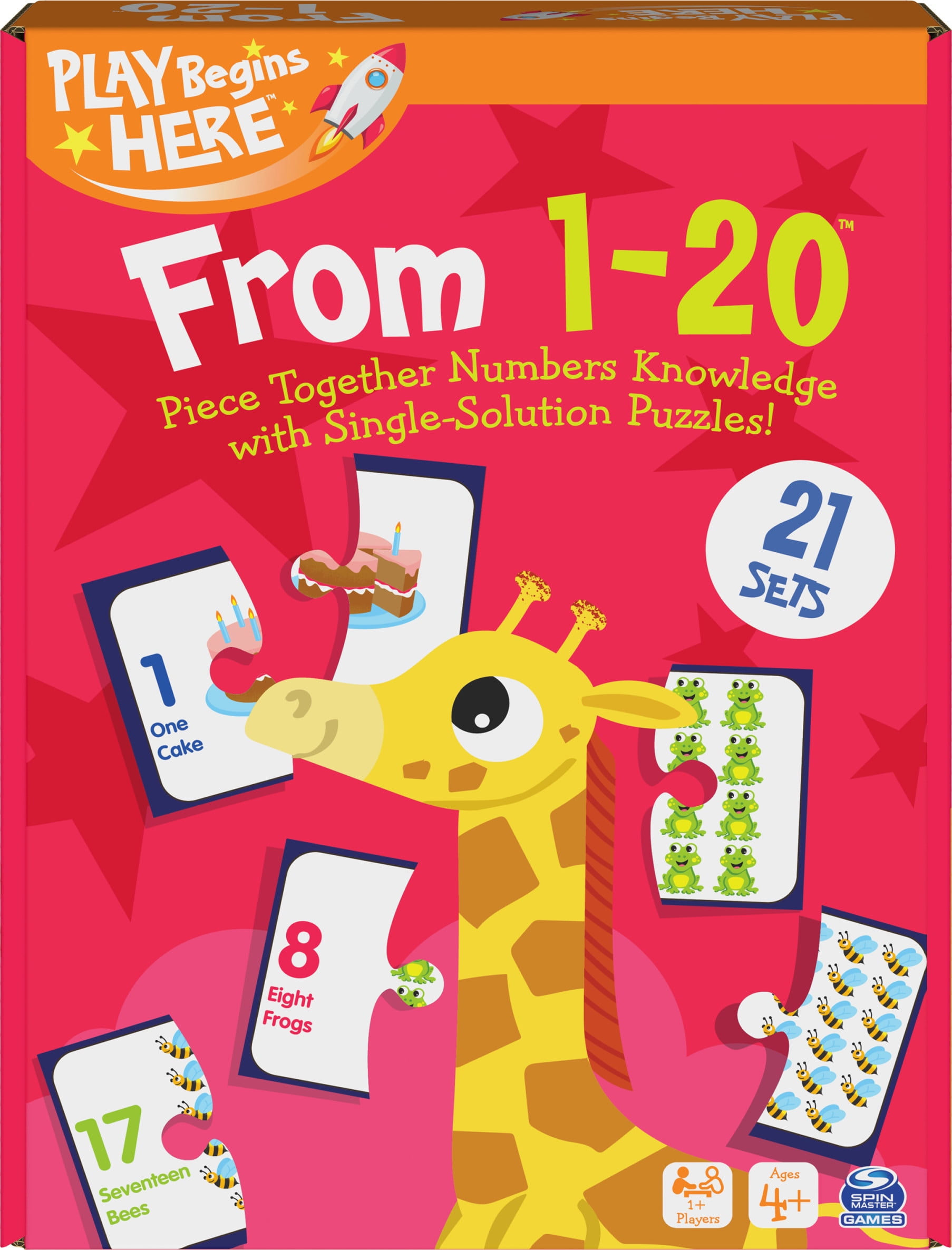 26 p Giraffe Wooden Puzzle Board set PLAY /LEARN /READ ALPHABET Letters set 