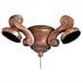thumbnail image 2 of Minkaaire Ma K36 3 Light Renaissance Ceiling Fan Light Kit - Antique Pecan, 2 of 3