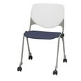 thumbnail image 4 of KFI KOOL Stack Chair - Grape Vinyl Upholstered Seat, 4 of 5