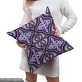 thumbnail image 4 of Ambesonne Purple Fabric by the Yard Upholstery, Celtic Knot Art, 2 Yards, Violet Lilac, 4 of 4