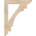thumbnail image 3 of Ekena Millwork 3 1/2"W x 26"D x 34"H Merced Slat Smooth Bracket, Douglas Fir, 3 of 4