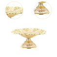thumbnail image 6 of Tongina Footed Fruit Bowl Fruit Platter Multipurpose Metal Fruit Dish Gold Embossed Fruit Bowl for Office Restaurant Coffee Table KTV, 6 of 8