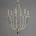 thumbnail image 2 of 20486ECVG Maxim Lighting Formosa - 6 Light Chandelier-36.5 Inches Tall and 27 Inches Wide-Ecru/Venetian Gold Finish    -Traditional Installation, 2 of 4