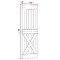 thumbnail image 4 of vidaXL Door NARVIK 70x210 cm Solid Wood Pine, 4 of 5