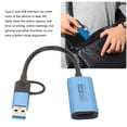 thumbnail image 3 of USB3.0 HD Multimedia Interface to USB C Video Capture Card, 4K 30HZ Input, 1080P 60FPS Output, Ultra Low Latency Screen Sharing, Compact and Portable, Wide Compatibility, 3 of 8