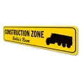thumbnail image 4 of Construction Zone Novelty Decor, Metal Wall Sign - 4x18 Inches, 4 of 4