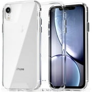 Kinoto Clear Acrylic Case for iPhone XR, Premium Slim Bumper Lifeproof Cases for Apple iPhone XR 6.1" Qi Transparent