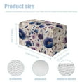 thumbnail image 3 of Psesaysky Tissue Box Holder - Rectangle PU Leather Tissues Cube Box Cover Waterproof -Purple Poppy Flower Decorative Car Facial Tissue Holder on Table and Barthroom, 3 of 7