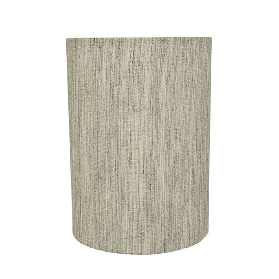 Aspen Creative 31276 Transitional Drum (Cylinder) Shape Spider Construction Lamp Shade in Light Grey, 8" wide (8" x 8" x 11")