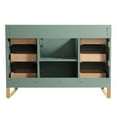 thumbnail image 4 of Fine Fixtures Opulence Collection 48 in. W x 20 in. D x 33 in. H Bathroom Vanity in Mint Green with White Ceramic Sink - Satin Brass hardware, 4 of 7